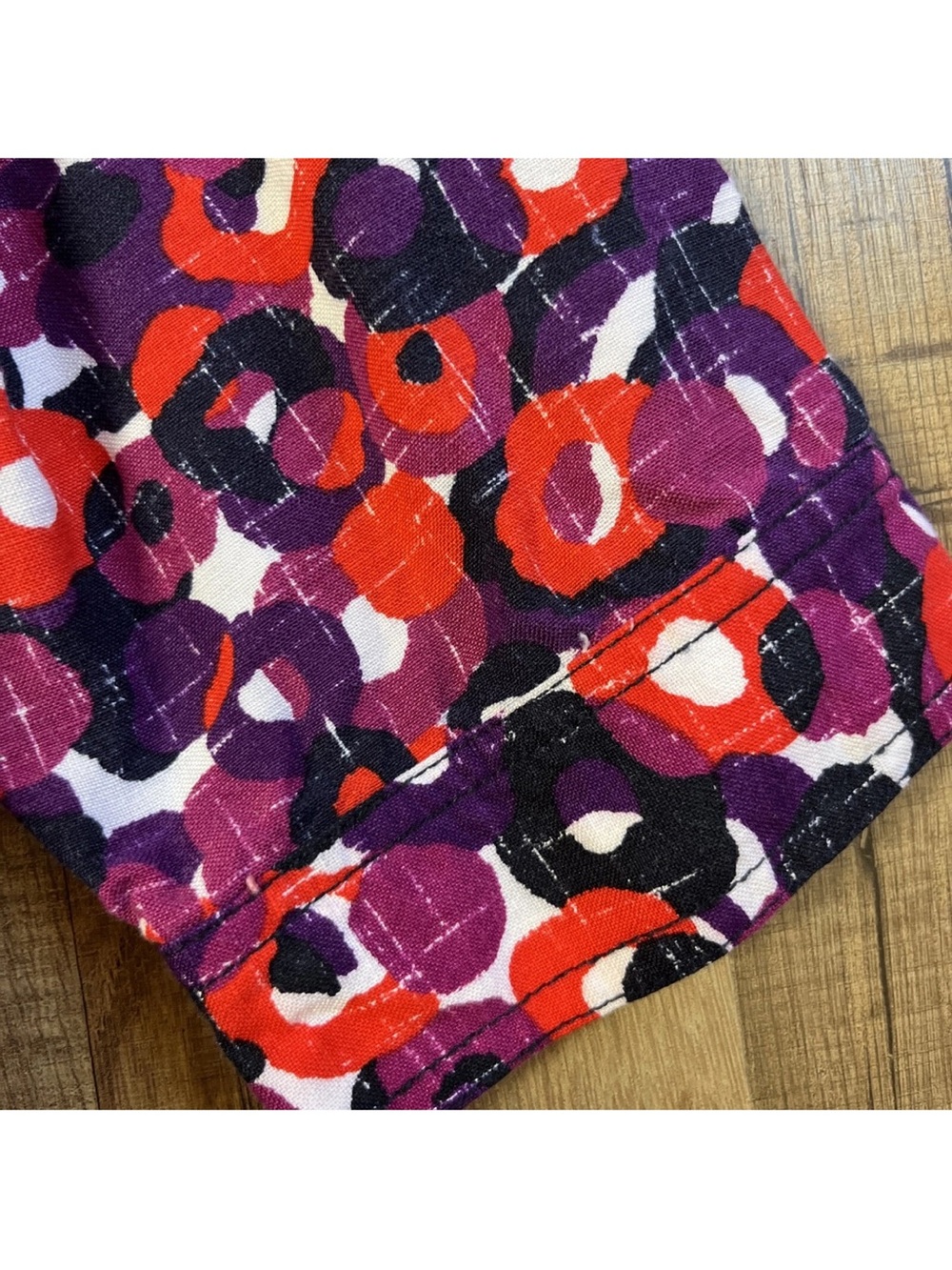 Ruby Rd. Red & Purple Floral Beaded Jacket - Picture 10 of 16